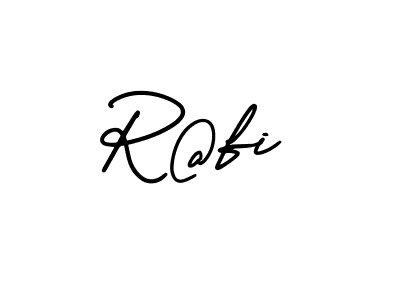 How to make R@fi name signature. Use AmerikaSignatureDemo-Regular style for creating short signs online. This is the latest handwritten sign. R@fi signature style 3 images and pictures png