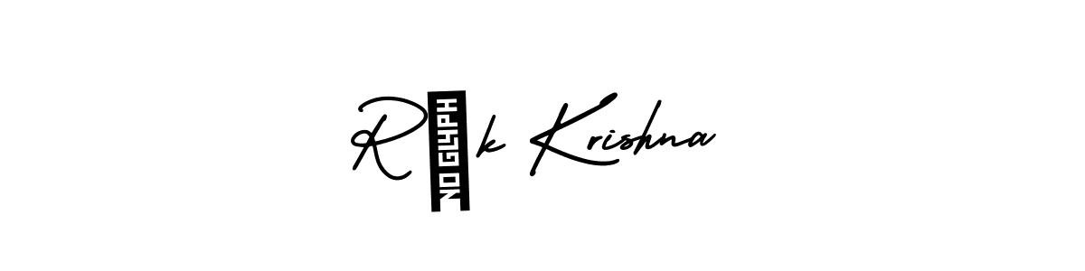 Design your own signature with our free online signature maker. With this signature software, you can create a handwritten (AmerikaSignatureDemo-Regular) signature for name R²k Krishna. R²k Krishna signature style 3 images and pictures png