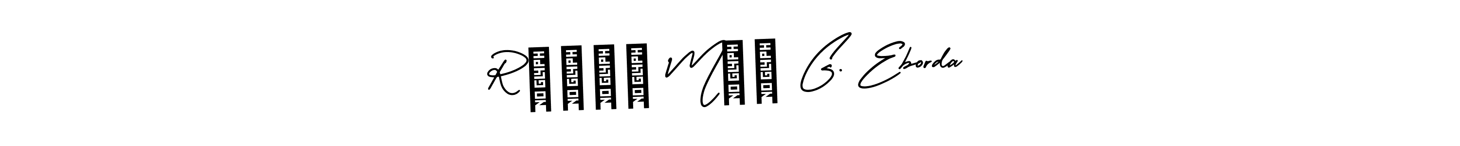 Check out images of Autograph of Rɪᴢᴢᴀ Mᴀᴇ G. Eborda name. Actor Rɪᴢᴢᴀ Mᴀᴇ G. Eborda Signature Style. AmerikaSignatureDemo-Regular is a professional sign style online. Rɪᴢᴢᴀ Mᴀᴇ G. Eborda signature style 3 images and pictures png