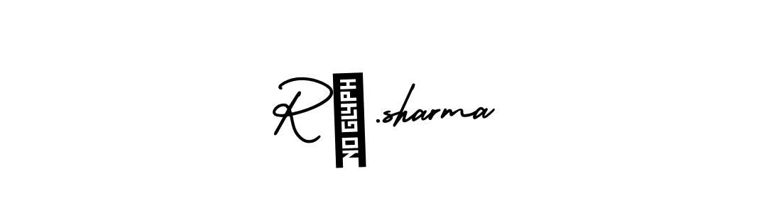 R‌.sharma stylish signature style. Best Handwritten Sign (AmerikaSignatureDemo-Regular) for my name. Handwritten Signature Collection Ideas for my name R‌.sharma. R‌.sharma signature style 3 images and pictures png