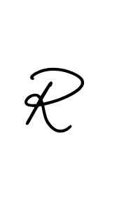 Make a beautiful signature design for name R . With this signature (AmerikaSignatureDemo-Regular) style, you can create a handwritten signature for free. R  signature style 3 images and pictures png