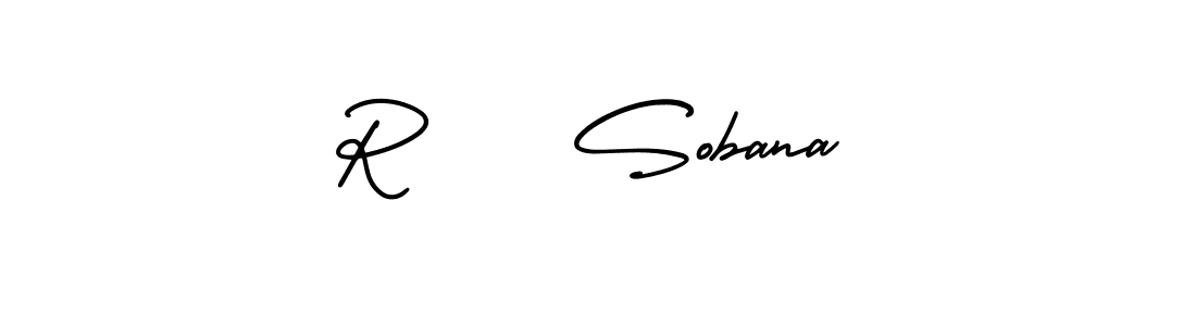 Best and Professional Signature Style for R    Sobana. AmerikaSignatureDemo-Regular Best Signature Style Collection. R    Sobana signature style 3 images and pictures png