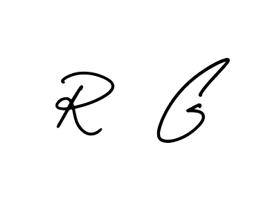 if you are searching for the best signature style for your name R  G. so please give up your signature search. here we have designed multiple signature styles  using AmerikaSignatureDemo-Regular. R  G signature style 3 images and pictures png