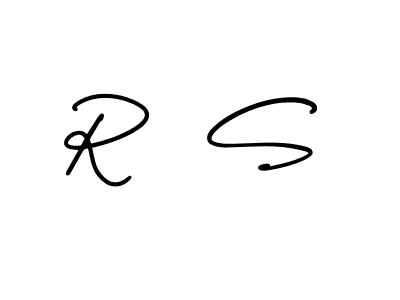 How to make R  S signature? AmerikaSignatureDemo-Regular is a professional autograph style. Create handwritten signature for R  S name. R  S signature style 3 images and pictures png