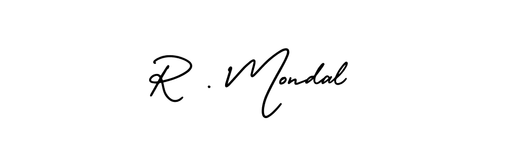 R . Mondal stylish signature style. Best Handwritten Sign (AmerikaSignatureDemo-Regular) for my name. Handwritten Signature Collection Ideas for my name R . Mondal. R . Mondal signature style 3 images and pictures png