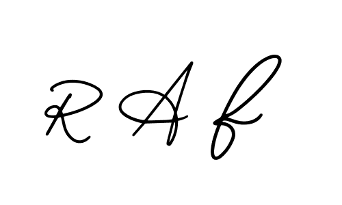 Similarly AmerikaSignatureDemo-Regular is the best handwritten signature design. Signature creator online .You can use it as an online autograph creator for name R A F. R A F signature style 3 images and pictures png