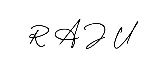 Make a short R A J U signature style. Manage your documents anywhere anytime using AmerikaSignatureDemo-Regular. Create and add eSignatures, submit forms, share and send files easily. R A J U signature style 3 images and pictures png