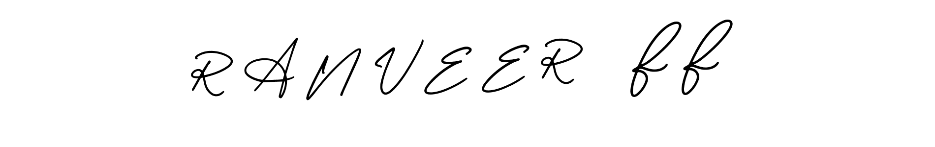 Create a beautiful signature design for name R A N V E E R   F F. With this signature (AmerikaSignatureDemo-Regular) fonts, you can make a handwritten signature for free. R A N V E E R   F F signature style 3 images and pictures png