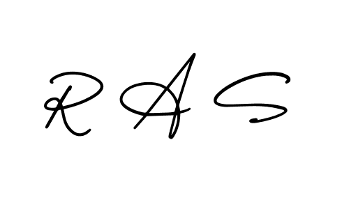 You should practise on your own different ways (AmerikaSignatureDemo-Regular) to write your name (R A S) in signature. don't let someone else do it for you. R A S signature style 3 images and pictures png