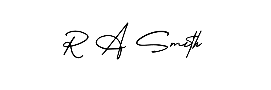 How to Draw R A Smith signature style? AmerikaSignatureDemo-Regular is a latest design signature styles for name R A Smith. R A Smith signature style 3 images and pictures png