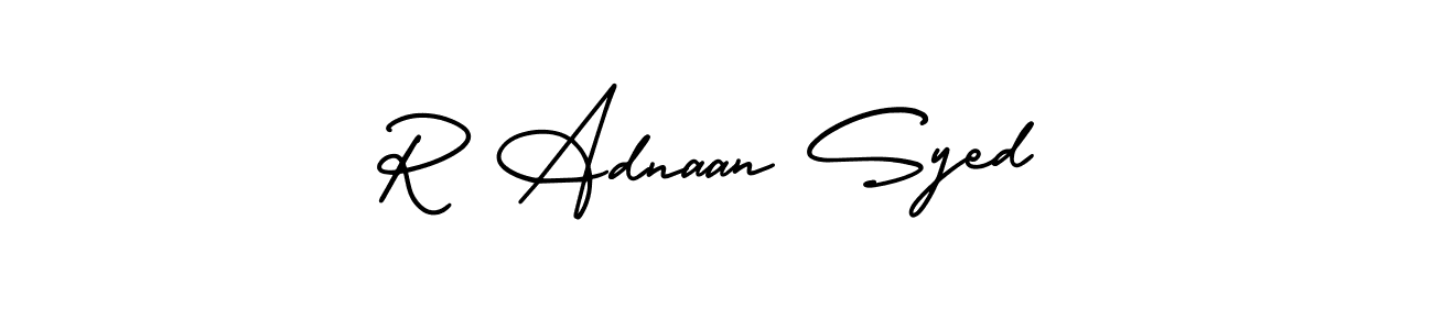 You can use this online signature creator to create a handwritten signature for the name R Adnaan Syed. This is the best online autograph maker. R Adnaan Syed signature style 3 images and pictures png