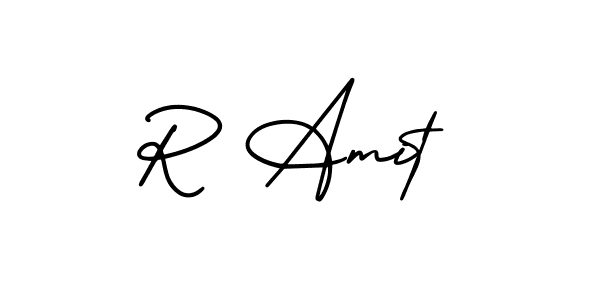 Also You can easily find your signature by using the search form. We will create R Amit name handwritten signature images for you free of cost using AmerikaSignatureDemo-Regular sign style. R Amit signature style 3 images and pictures png