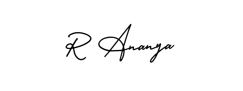 Here are the top 10 professional signature styles for the name R Ananya. These are the best autograph styles you can use for your name. R Ananya signature style 3 images and pictures png