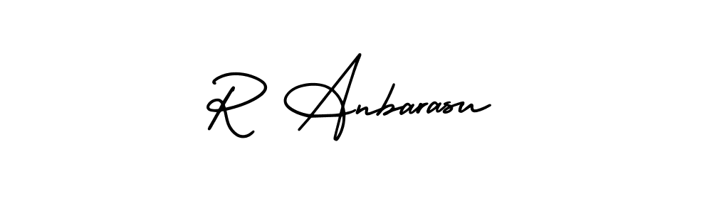 It looks lik you need a new signature style for name R Anbarasu. Design unique handwritten (AmerikaSignatureDemo-Regular) signature with our free signature maker in just a few clicks. R Anbarasu signature style 3 images and pictures png