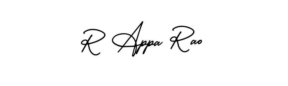 R Appa Rao stylish signature style. Best Handwritten Sign (AmerikaSignatureDemo-Regular) for my name. Handwritten Signature Collection Ideas for my name R Appa Rao. R Appa Rao signature style 3 images and pictures png