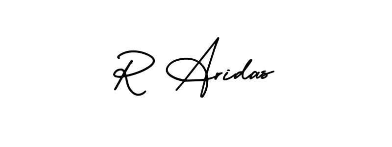 This is the best signature style for the R Aridas name. Also you like these signature font (AmerikaSignatureDemo-Regular). Mix name signature. R Aridas signature style 3 images and pictures png