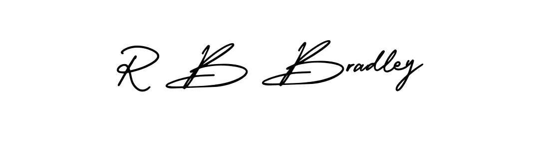 Design your own signature with our free online signature maker. With this signature software, you can create a handwritten (AmerikaSignatureDemo-Regular) signature for name R B Bradley. R B Bradley signature style 3 images and pictures png