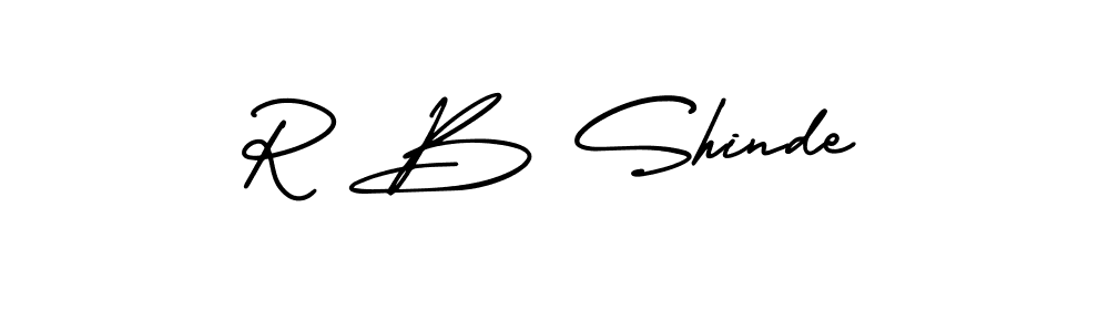 Similarly AmerikaSignatureDemo-Regular is the best handwritten signature design. Signature creator online .You can use it as an online autograph creator for name R B Shinde. R B Shinde signature style 3 images and pictures png