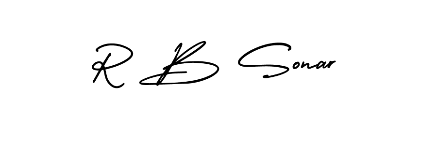 Best and Professional Signature Style for R B Sonar. AmerikaSignatureDemo-Regular Best Signature Style Collection. R B Sonar signature style 3 images and pictures png