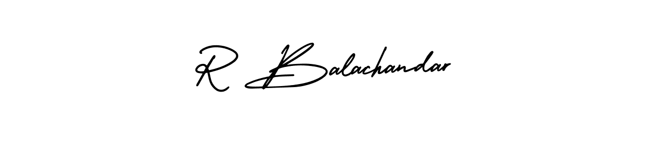 This is the best signature style for the R Balachandar name. Also you like these signature font (AmerikaSignatureDemo-Regular). Mix name signature. R Balachandar signature style 3 images and pictures png