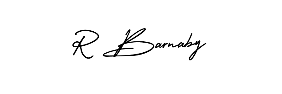 This is the best signature style for the R Barnaby name. Also you like these signature font (AmerikaSignatureDemo-Regular). Mix name signature. R Barnaby signature style 3 images and pictures png