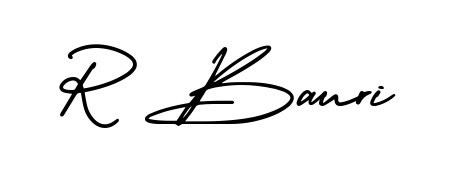 Once you've used our free online signature maker to create your best signature AmerikaSignatureDemo-Regular style, it's time to enjoy signing your documents with R Bauri name. R Bauri signature style 3 images and pictures png