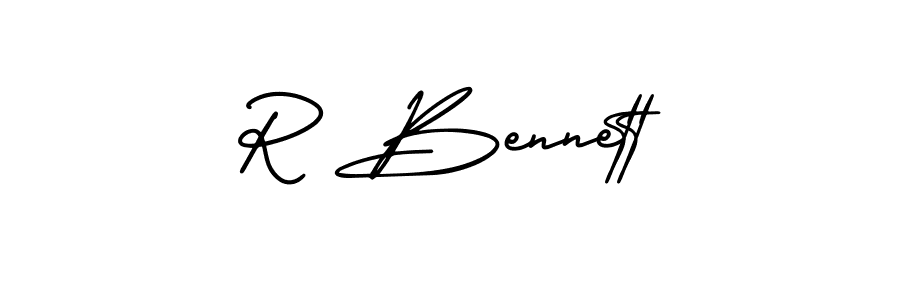 You can use this online signature creator to create a handwritten signature for the name R Bennett. This is the best online autograph maker. R Bennett signature style 3 images and pictures png