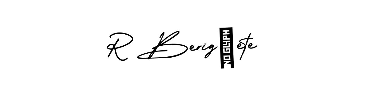 Also we have R Berigüete name is the best signature style. Create professional handwritten signature collection using AmerikaSignatureDemo-Regular autograph style. R Berigüete signature style 3 images and pictures png