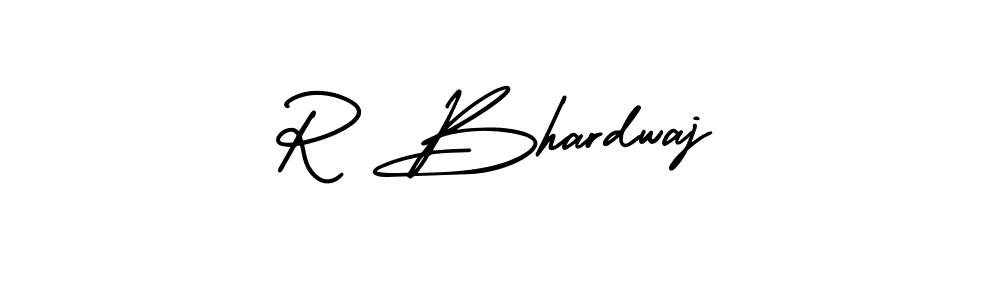 Make a beautiful signature design for name R Bhardwaj. With this signature (AmerikaSignatureDemo-Regular) style, you can create a handwritten signature for free. R Bhardwaj signature style 3 images and pictures png