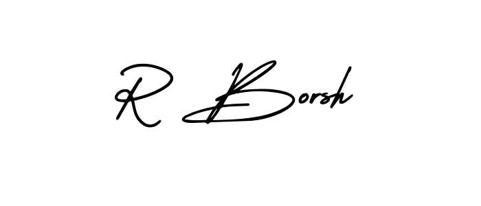 Check out images of Autograph of R Borsh name. Actor R Borsh Signature Style. AmerikaSignatureDemo-Regular is a professional sign style online. R Borsh signature style 3 images and pictures png