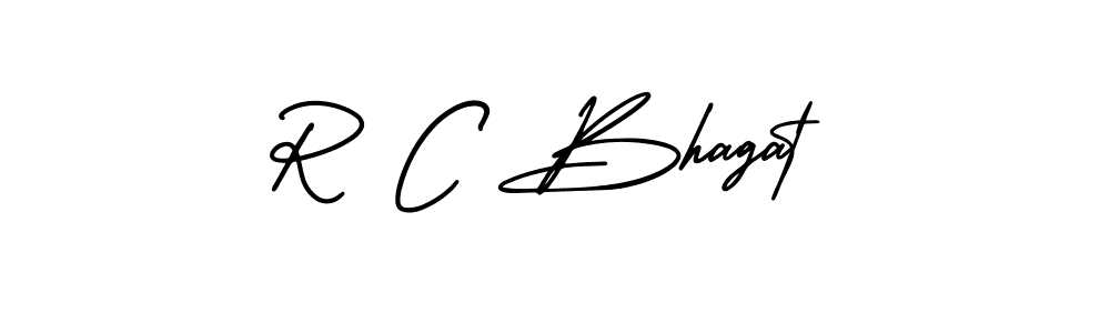 AmerikaSignatureDemo-Regular is a professional signature style that is perfect for those who want to add a touch of class to their signature. It is also a great choice for those who want to make their signature more unique. Get R C Bhagat name to fancy signature for free. R C Bhagat signature style 3 images and pictures png