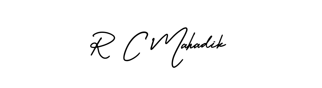 Also we have R C Mahadik name is the best signature style. Create professional handwritten signature collection using AmerikaSignatureDemo-Regular autograph style. R C Mahadik signature style 3 images and pictures png