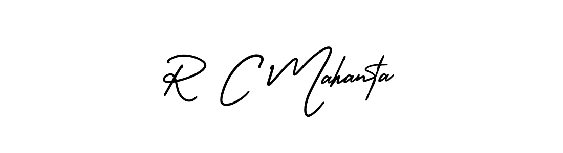 This is the best signature style for the R C Mahanta name. Also you like these signature font (AmerikaSignatureDemo-Regular). Mix name signature. R C Mahanta signature style 3 images and pictures png