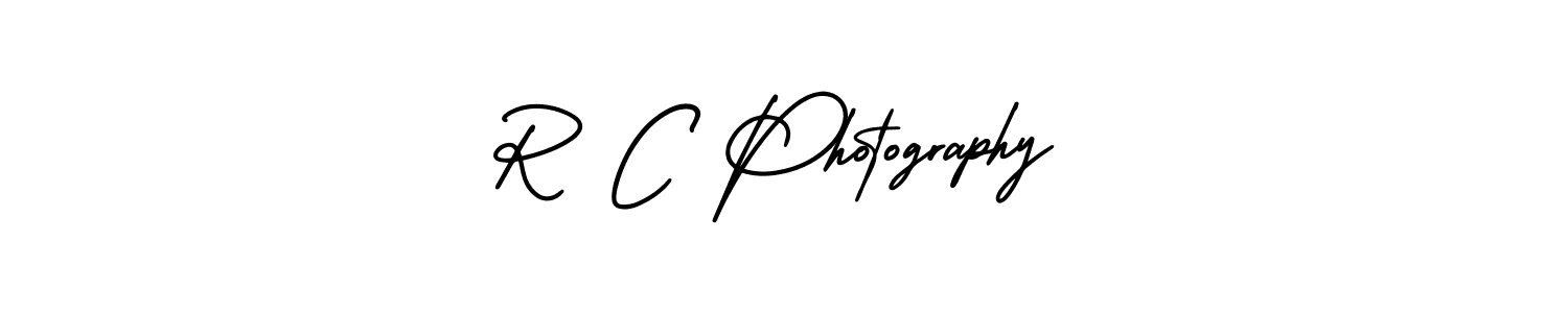 Make a beautiful signature design for name R C Photography. With this signature (AmerikaSignatureDemo-Regular) style, you can create a handwritten signature for free. R C Photography signature style 3 images and pictures png