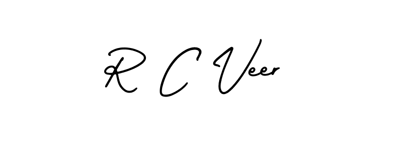 AmerikaSignatureDemo-Regular is a professional signature style that is perfect for those who want to add a touch of class to their signature. It is also a great choice for those who want to make their signature more unique. Get R C Veer name to fancy signature for free. R C Veer signature style 3 images and pictures png