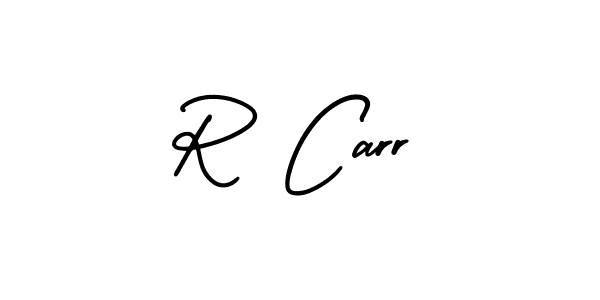 R Carr stylish signature style. Best Handwritten Sign (AmerikaSignatureDemo-Regular) for my name. Handwritten Signature Collection Ideas for my name R Carr. R Carr signature style 3 images and pictures png