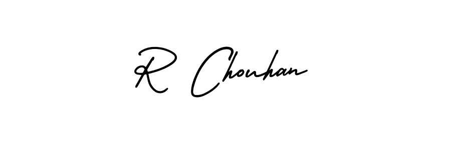 You can use this online signature creator to create a handwritten signature for the name R Chouhan. This is the best online autograph maker. R Chouhan signature style 3 images and pictures png