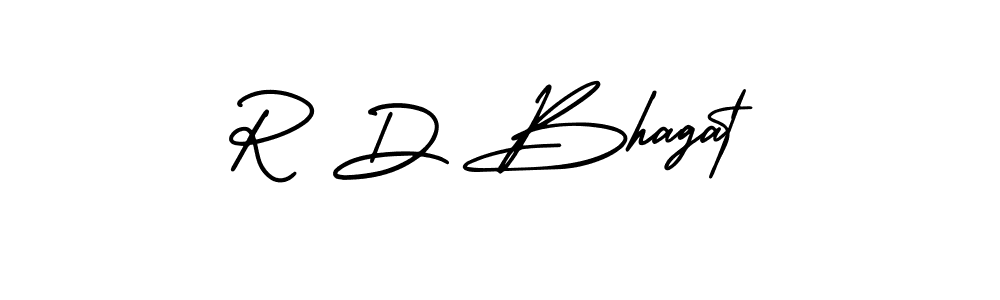 AmerikaSignatureDemo-Regular is a professional signature style that is perfect for those who want to add a touch of class to their signature. It is also a great choice for those who want to make their signature more unique. Get R D Bhagat name to fancy signature for free. R D Bhagat signature style 3 images and pictures png