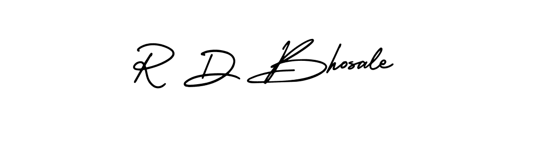 How to Draw R D Bhosale signature style? AmerikaSignatureDemo-Regular is a latest design signature styles for name R D Bhosale. R D Bhosale signature style 3 images and pictures png