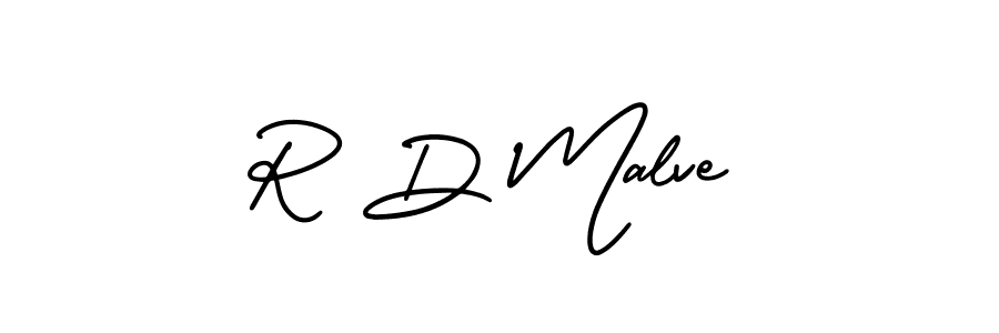 Similarly AmerikaSignatureDemo-Regular is the best handwritten signature design. Signature creator online .You can use it as an online autograph creator for name R D Malve. R D Malve signature style 3 images and pictures png