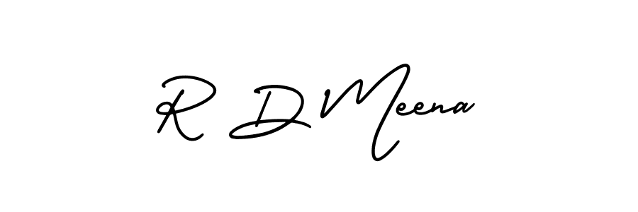 Make a beautiful signature design for name R D Meena. Use this online signature maker to create a handwritten signature for free. R D Meena signature style 3 images and pictures png