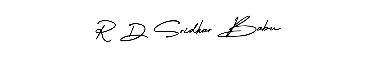 Make a beautiful signature design for name R D Sridhar Babu. Use this online signature maker to create a handwritten signature for free. R D Sridhar Babu signature style 3 images and pictures png