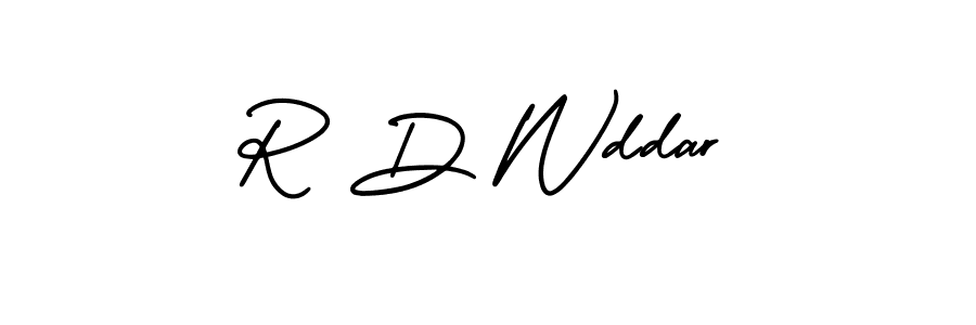 Design your own signature with our free online signature maker. With this signature software, you can create a handwritten (AmerikaSignatureDemo-Regular) signature for name R D Wddar. R D Wddar signature style 3 images and pictures png