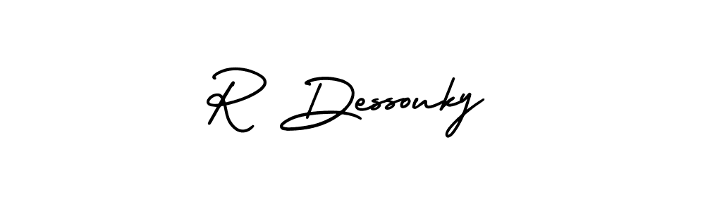 Best and Professional Signature Style for R Dessouky. AmerikaSignatureDemo-Regular Best Signature Style Collection. R Dessouky signature style 3 images and pictures png