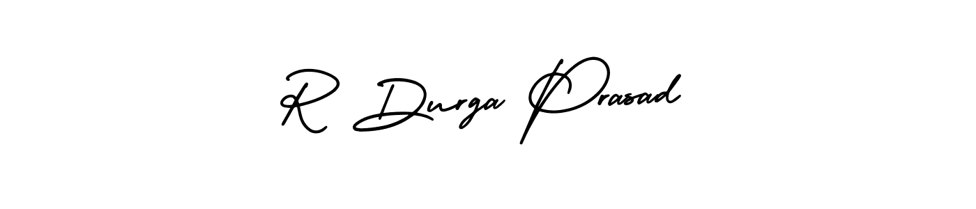 Use a signature maker to create a handwritten signature online. With this signature software, you can design (AmerikaSignatureDemo-Regular) your own signature for name R Durga Prasad. R Durga Prasad signature style 3 images and pictures png