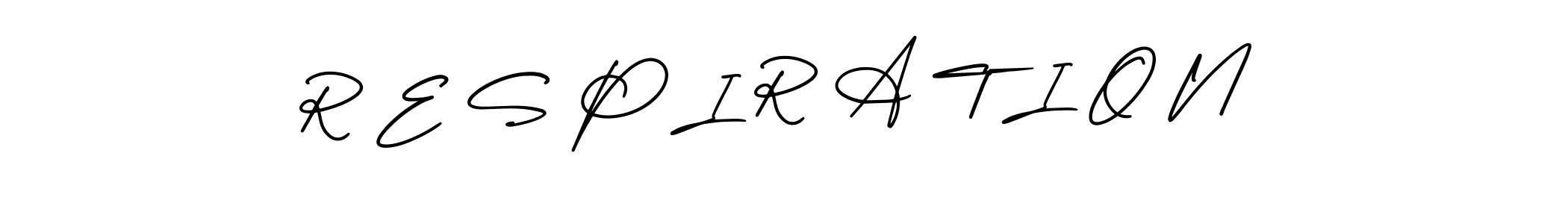 Make a beautiful signature design for name R E S P I R A T I O N. Use this online signature maker to create a handwritten signature for free. R E S P I R A T I O N signature style 3 images and pictures png