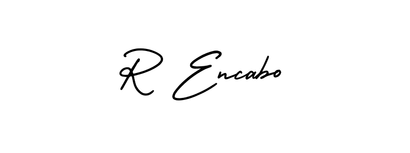 How to Draw R Encabo signature style? AmerikaSignatureDemo-Regular is a latest design signature styles for name R Encabo. R Encabo signature style 3 images and pictures png