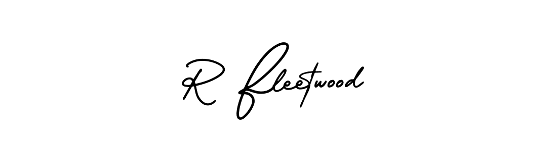 Similarly AmerikaSignatureDemo-Regular is the best handwritten signature design. Signature creator online .You can use it as an online autograph creator for name R Fleetwood. R Fleetwood signature style 3 images and pictures png