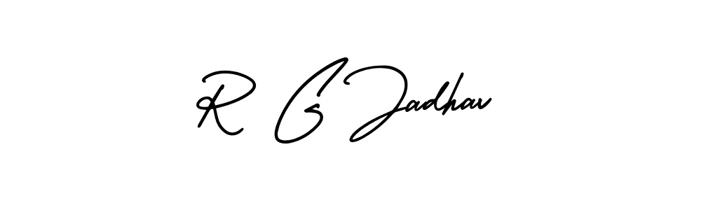 It looks lik you need a new signature style for name R G Jadhav. Design unique handwritten (AmerikaSignatureDemo-Regular) signature with our free signature maker in just a few clicks. R G Jadhav signature style 3 images and pictures png