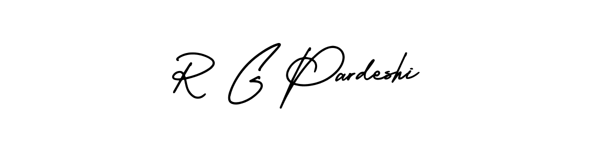 AmerikaSignatureDemo-Regular is a professional signature style that is perfect for those who want to add a touch of class to their signature. It is also a great choice for those who want to make their signature more unique. Get R G Pardeshi name to fancy signature for free. R G Pardeshi signature style 3 images and pictures png